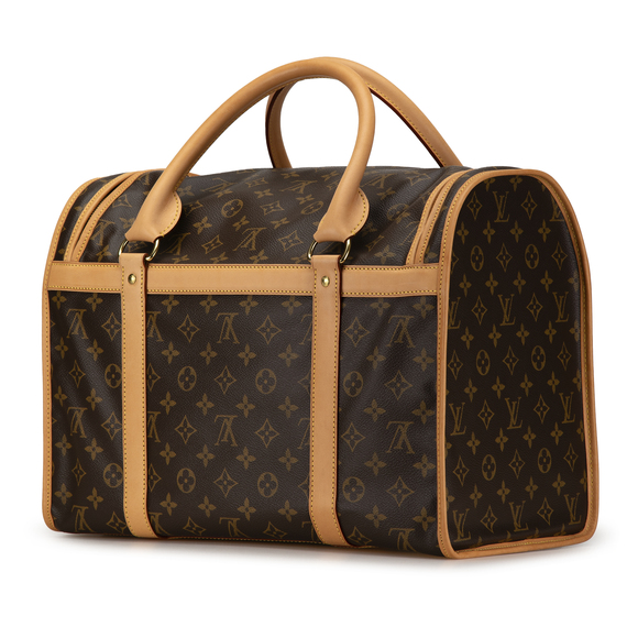 Pre-Loved Louis Vuitton Monogram Sac Chien Pet Carrier 40 - Picture 2 of 7